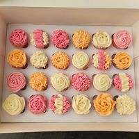 Bloemen cupcakes